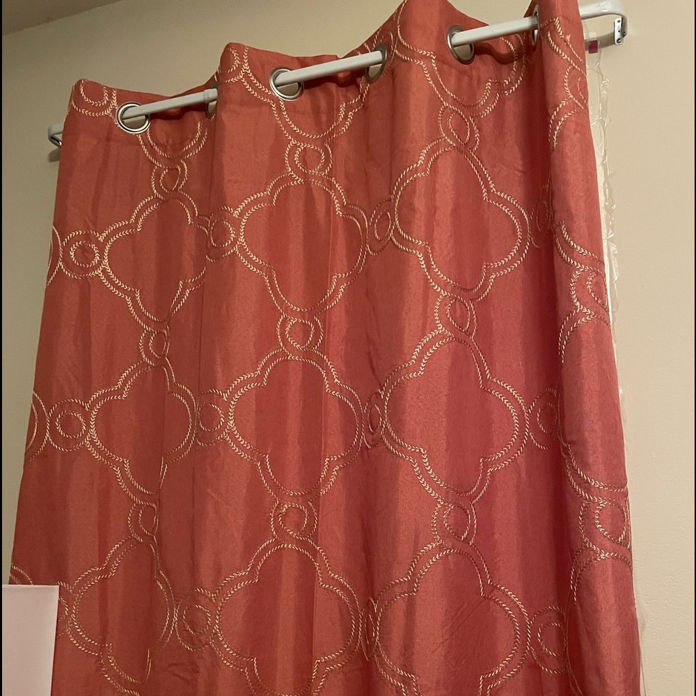 Boho curtain panel.